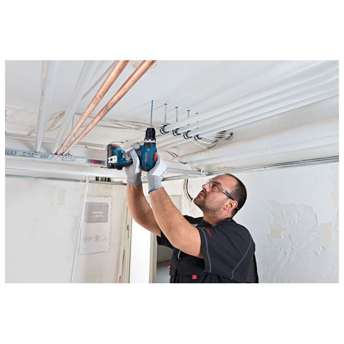 Bosch 0 601 9N3 300 GSB 18V-65 Professional Cacciavite a percussione 27000 Giri-min 2 rapporti 65 Nm Mandrino rapido colore Blu