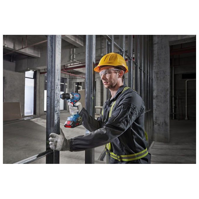 Bosch 0 601 9N3 300 GSB 18V-65 Professional Cacciavite a percussione 27000 Giri-min 2 rapporti 65 Nm Mandrino rapido colore Blu