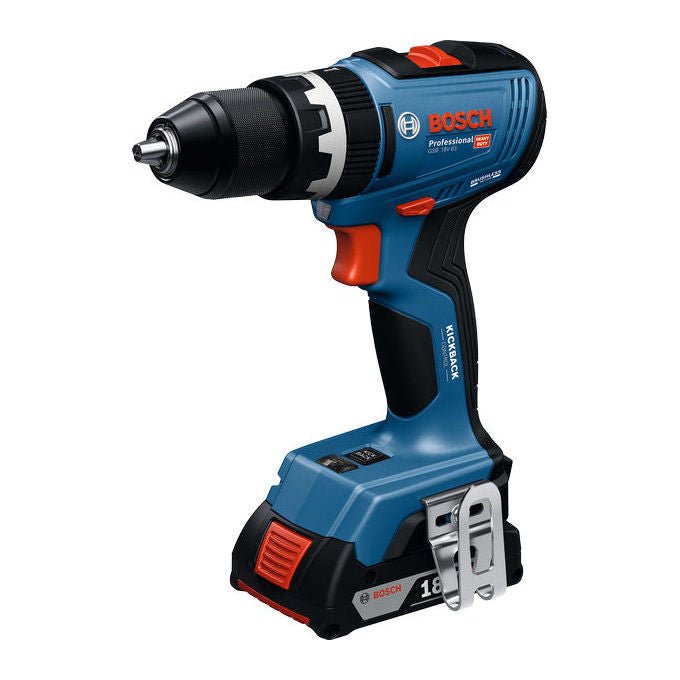 Bosch 0 601 9N3 301 GSB 18V-65 Trapano a Percussione 2 Velocita' 2100 giri-min 18 V Chiave 1,12 Kg colore Nero Blu