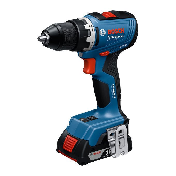 Bosch 0 601 9N3 303 GSR 18V-65 Professional Trapano a Batteria 18 V 2100 Giri-min Chiave 1,06 Kg colore Nero Blu
