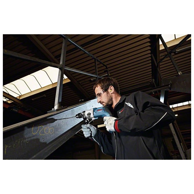 Bosch 0 601 1B2 000 GBM 13-2 RE Trapano 2 Velocita' 750 W 1750 Giri-min Chiave 2,4 Kg colore Nero Blu Grigio