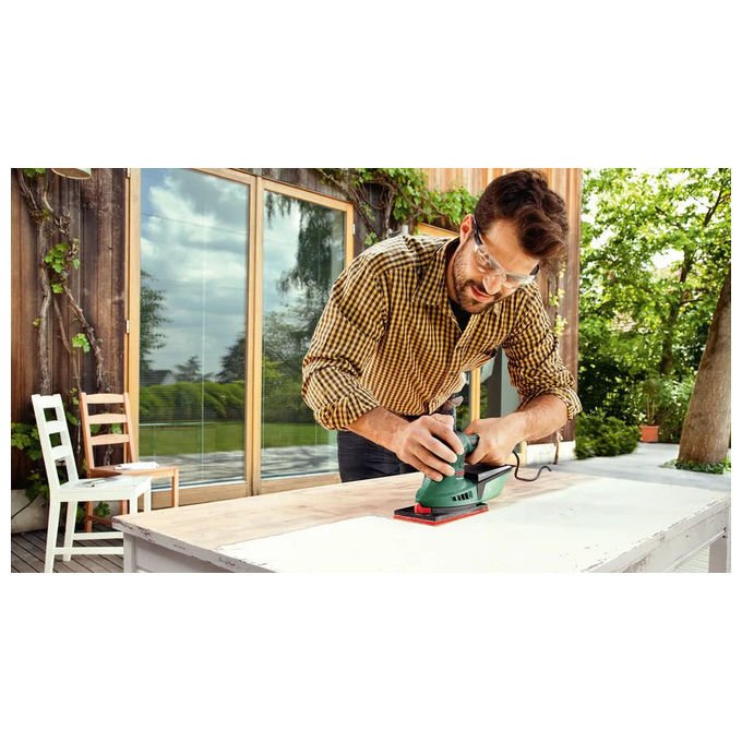 Bosch 0 603 3B6 002 PSM 200 AES Levigatrice multiuso 200 W 6000-26000 rpm 1,8 mm colore Nero Verde