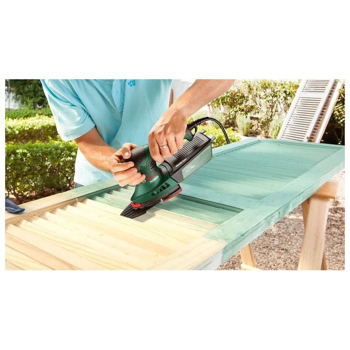 Bosch 0 603 3B6 002 PSM 200 AES Levigatrice multiuso 200 W 6000-26000 rpm 1,8 mm colore Nero Verde