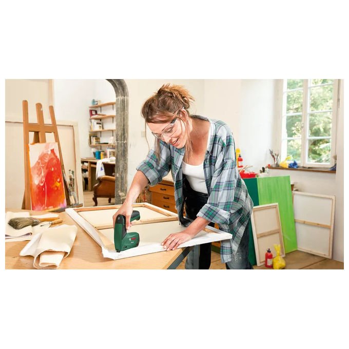 Bosch 0 603 968 200 PTK 3,6 LI Graffatrice a Batteria Alimentazione Batteria 30 colpi minuto Lunghezza graffette 4 - 10 mm colore Verde