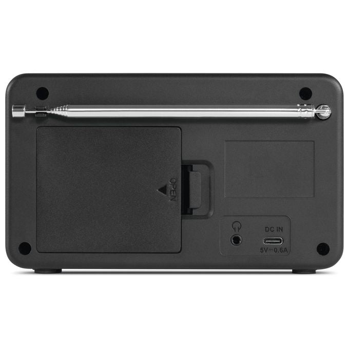 TechniSat 0000-2936 VIOLA 200 Radio Portatile DAB+ FM 40 stazioni preimpostate Display LCD colore Bianco