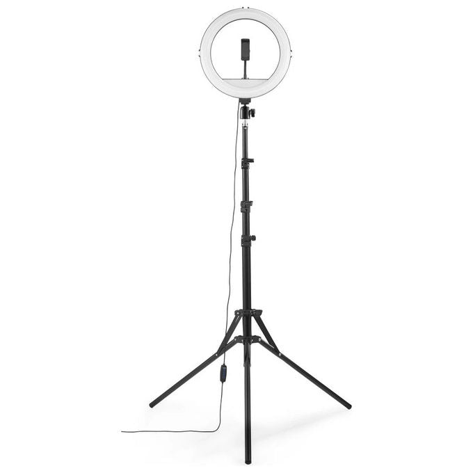 Hama 00004678 SpotLight Steady 120 III anello di illuminazione LED 160 LED 1020 lm 3000K-6500K colore Nero Bianco