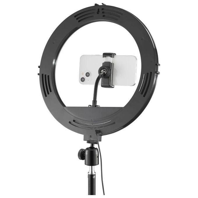 Hama 00004678 SpotLight Steady 120 III anello di illuminazione LED 160 LED 1020 lm 3000K-6500K colore Nero Bianco