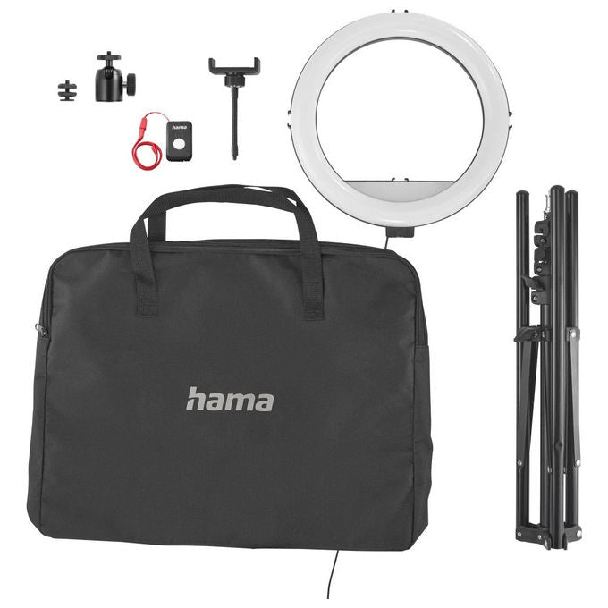 Hama 00004678 SpotLight Steady 120 III anello di illuminazione LED 160 LED 1020 lm 3000K-6500K colore Nero Bianco