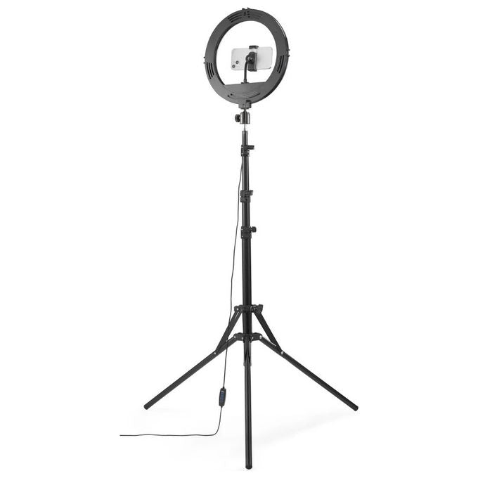 Hama 00004678 SpotLight Steady 120 III anello di illuminazione LED 160 LED 1020 lm 3000K-6500K colore Nero Bianco