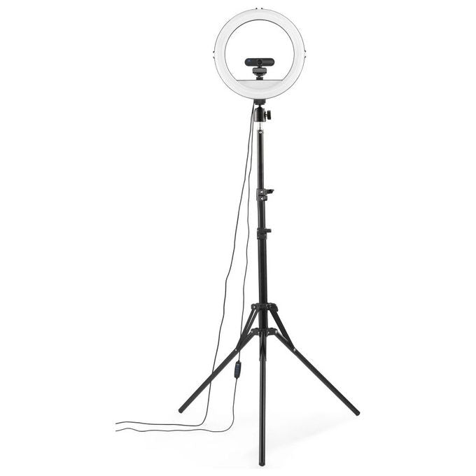 Hama 00004678 SpotLight Steady 120 III anello di illuminazione LED 160 LED 1020 lm 3000K-6500K colore Nero Bianco