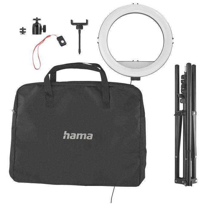 Hama 00004678 SpotLight Steady 120 III anello di illuminazione LED 160 LED 1020 lm 3000K-6500K colore Nero Bianco