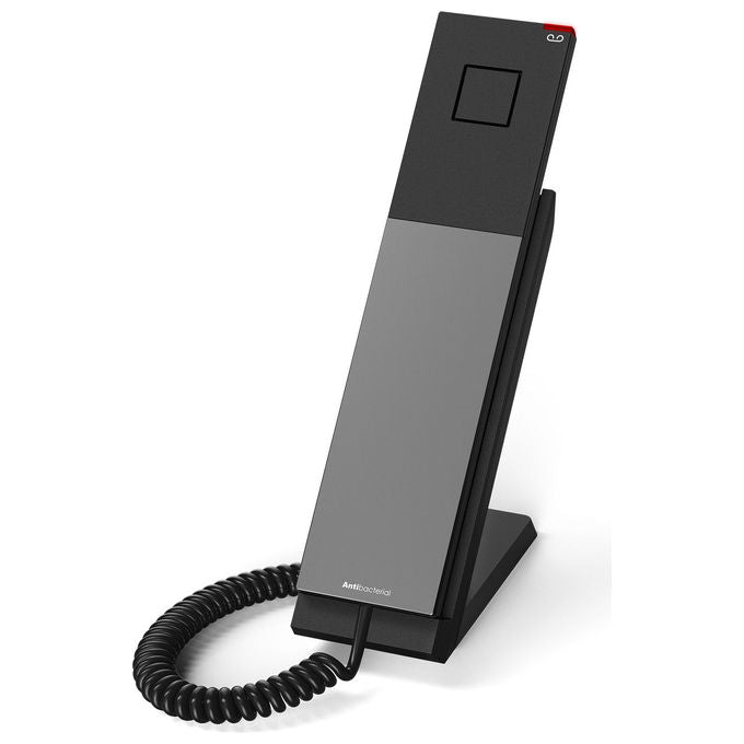 Snom HD300 Telefono VoIP Antibatterico per Ospitalita' PoE colore Nero