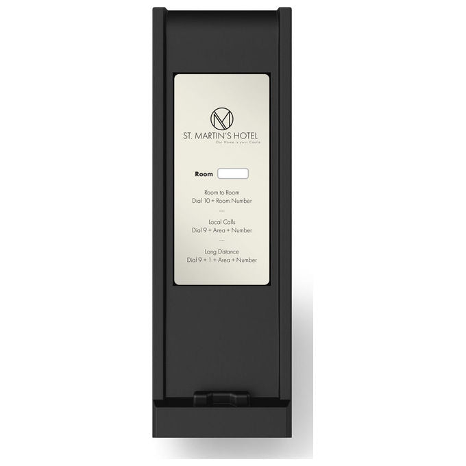 Snom HD300 Telefono VoIP Antibatterico per Ospitalita' PoE colore Nero