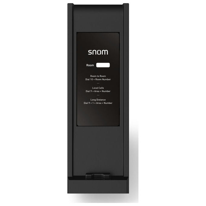 Snom 00007029 HD300A Telefono Analogico Hospitality Freisprechen Hörgerätekompatibel Mikrofon Stummschaltung Optische Anrufsignalisierung Material Antibatterico colore Nero