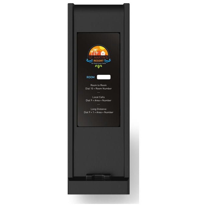 Snom 00007029 HD300A Telefono Analogico Hospitality Freisprechen Hörgerätekompatibel Mikrofon Stummschaltung Optische Anrufsignalisierung Material Antibatterico colore Nero