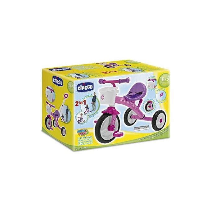 Chicco 07412 U-Go Triciclo Rosa