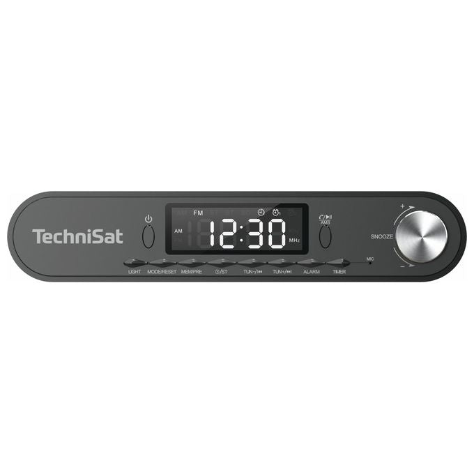 TechniSat 0000-2932 VIOLA Radio da Cucina DAB e FM Bluetooth 5.0 Display LED Potenza 5 W colore Antracite