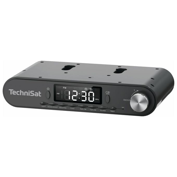 TechniSat 0000-2932 VIOLA Radio da Cucina DAB e FM Bluetooth 5.0 Display LED Potenza 5 W colore Antracite