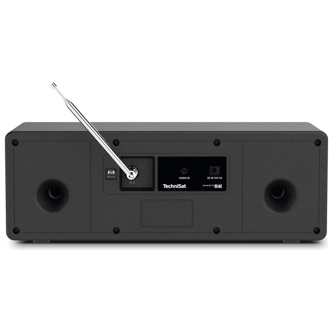 TechniSat DIGITRADIO 3 ASA Radio Digitale DAB DAB+ FM con Display OLED e Antenna Esterna colore Nero Argento