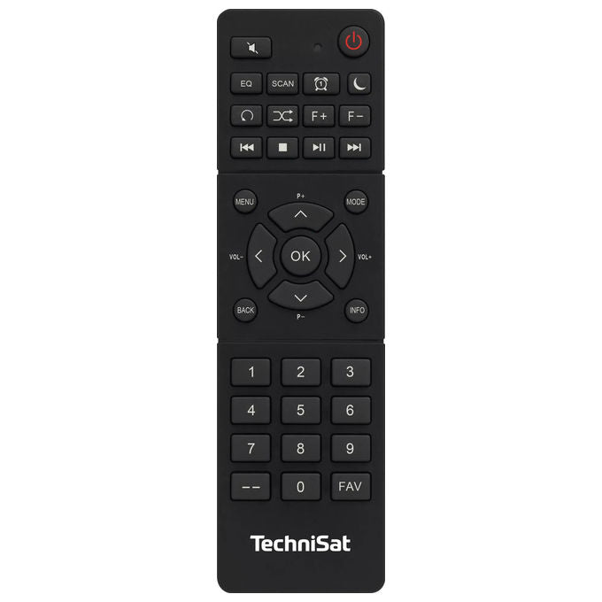 TechniSat DIGITRADIO 3 ASA Radio Digitale DAB DAB+ FM con Display OLED e Antenna Esterna colore Nero Argento