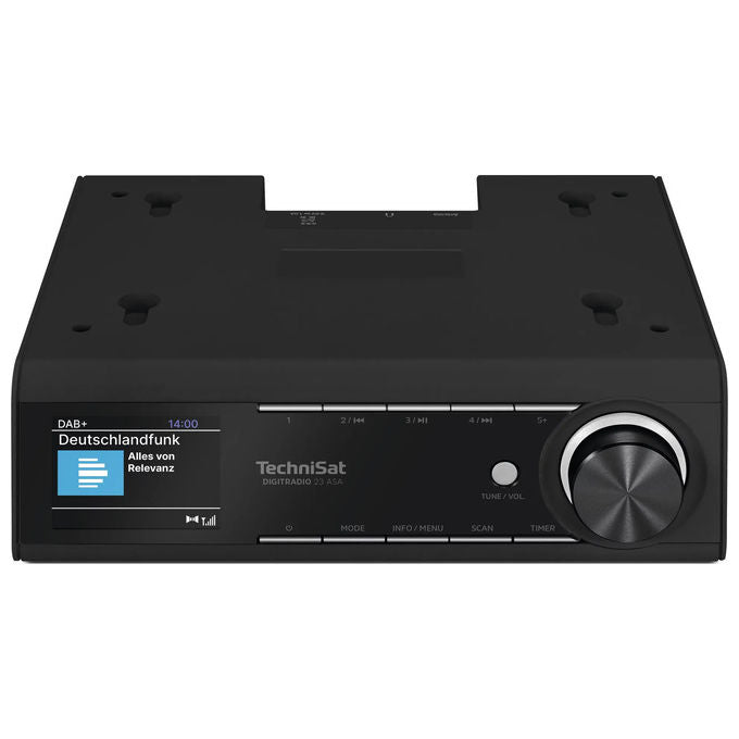 TechniSat DIGITRADIO 23 ASA Radio da Cucina Digitale DAB+ FM Bluetooth Equalizzatore TFT 2.4'' colore Nero