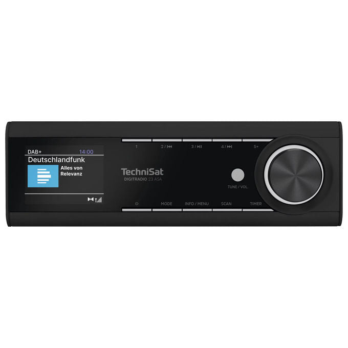TechniSat DIGITRADIO 23 ASA Radio da Cucina Digitale DAB+ FM Bluetooth Equalizzatore TFT 2.4'' colore Nero