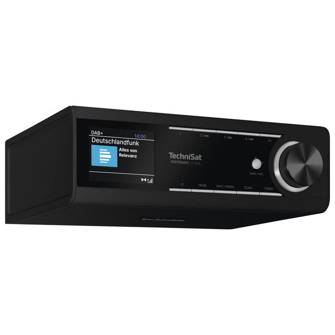 TechniSat DIGITRADIO 23 ASA Radio da Cucina Digitale DAB+ FM Bluetooth Equalizzatore TFT 2.4'' colore Nero