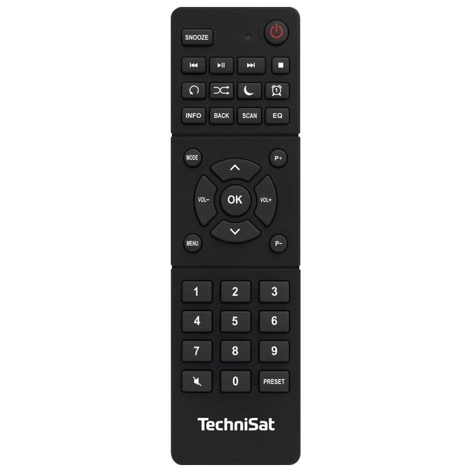 TechniSat DIGITRADIO550IR Radio Digitale DAB+ FM Streaming Bluetooth Wi-Fi Display TFT 2.4'' Potenza 10 W colore Nero