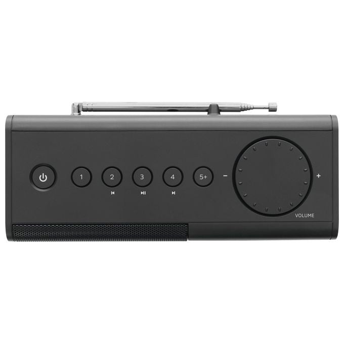 TechniSat 0000-3998 DIGITRADIO 217 Radio Portatile DAB+ FM Bluetooth 3.2'' TFT 5 W colore Nero