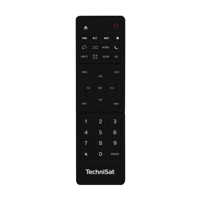 TechniSat 0000-5101 DIGITRADIO 372 CD BT Radio CD con DAB+ FM Bluetooth e Display TFT 2.4'' colore Nero
