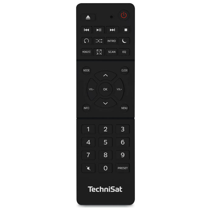 TechniSat 0000-5102 DIGITRADIO 372 CD IR Radio Internet con DAB+ FM Lettore CD Bluetooth 5.0 Display TFT 2.4'' colore Nero