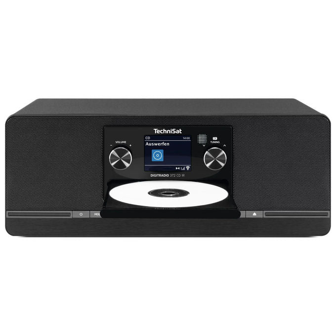 TechniSat 0000-5102 DIGITRADIO 372 CD IR Radio Internet con DAB+ FM Lettore CD Bluetooth 5.0 Display TFT 2.4'' colore Nero
