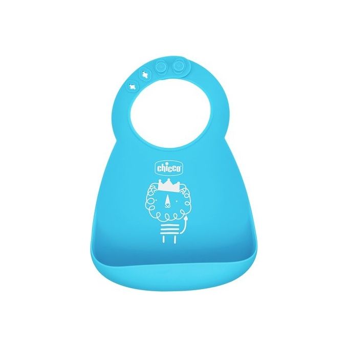 Chicco Bavaglino con Tasca Azzurro