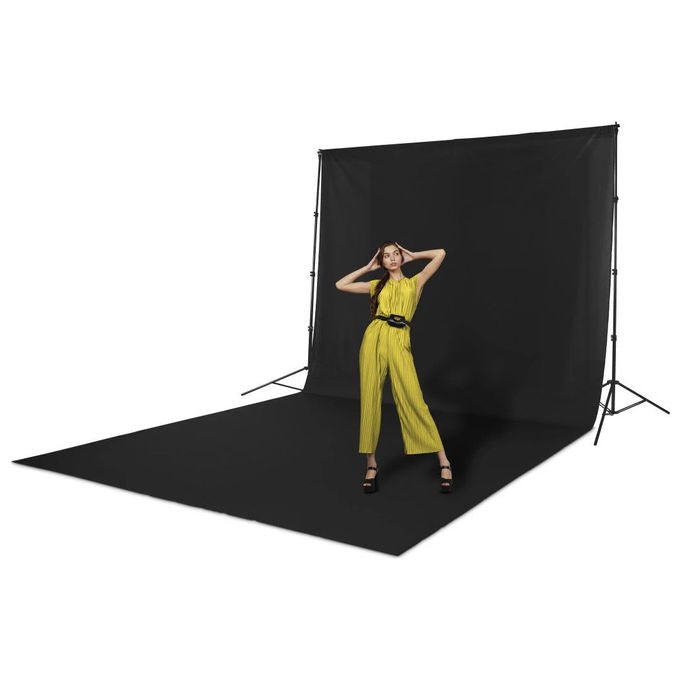 Hama 00021160 Cenário Fotográfico in Poliéster Opaco 294x600 cm colore Nero