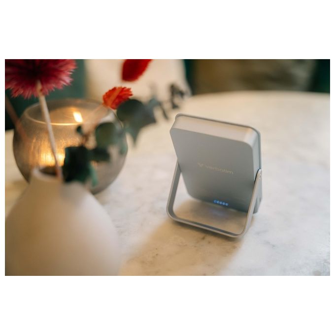 Verbatim MP52115410 Charge 'n' Go Power Bank 10000 mAh Ricarica Wireless Magnetica e USB-C 35 W colore Verde