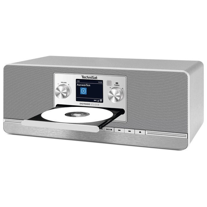 TechniSat DIGITRADIO372CDIR DIGITRADIO 372 CD IR Radio Internet Analogico e Digitale DAB+ FM Bluetooth 5.0 Wi-Fi USB colore Antracite Argento