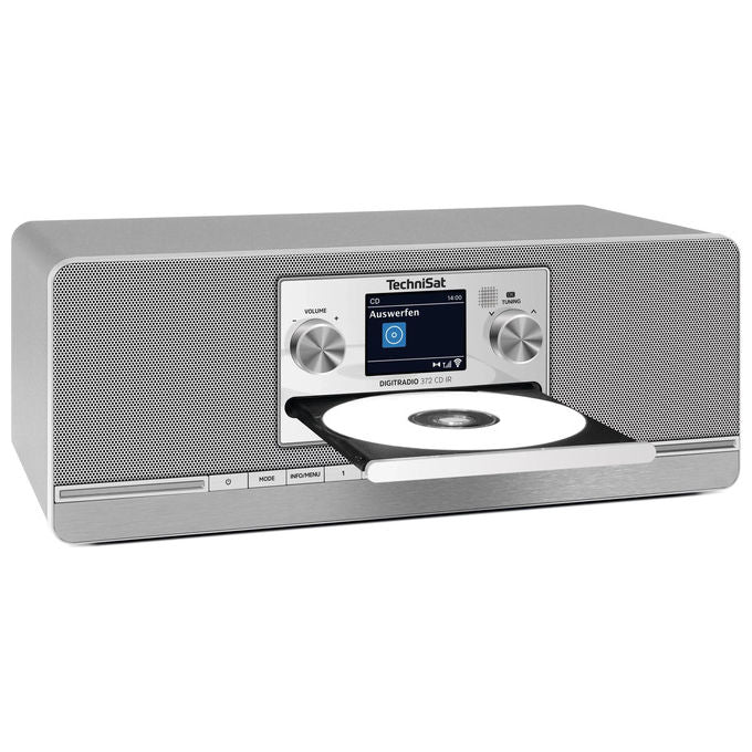 TechniSat DIGITRADIO372CDIR DIGITRADIO 372 CD IR Radio Internet Analogico e Digitale DAB+ FM Bluetooth 5.0 Wi-Fi USB colore Antracite Argento