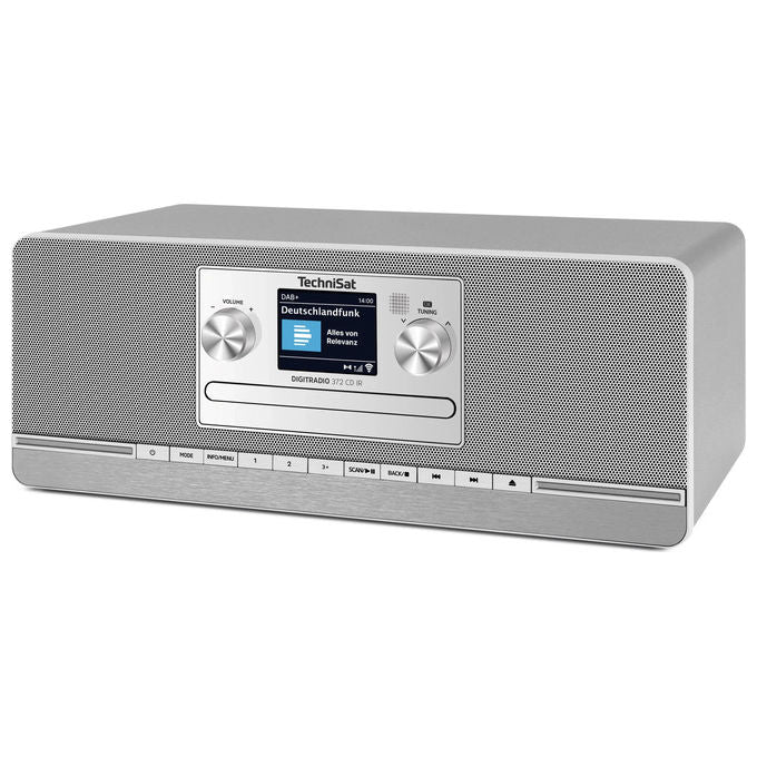TechniSat DIGITRADIO372CDIR DIGITRADIO 372 CD IR Radio Internet Analogico e Digitale DAB+ FM Bluetooth 5.0 Wi-Fi USB colore Antracite Argento