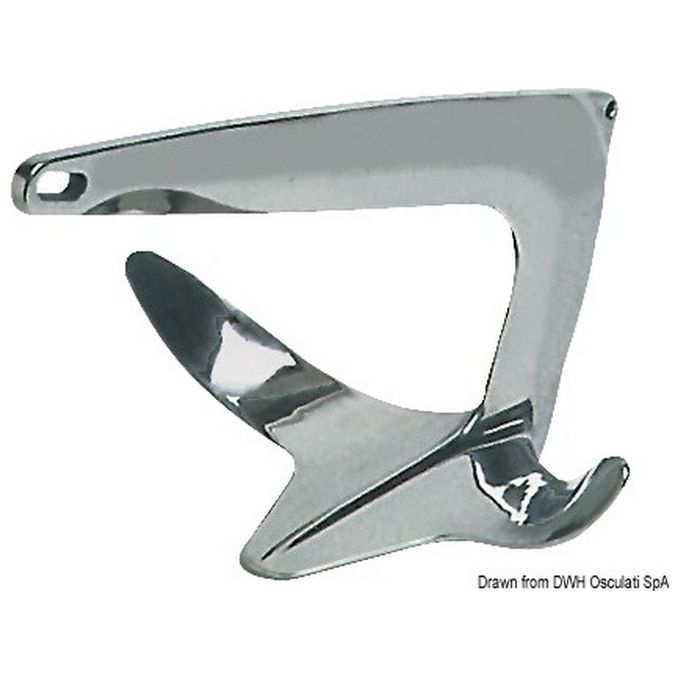 Ancora Trefoil inox 7,5 kg 01.109.07
