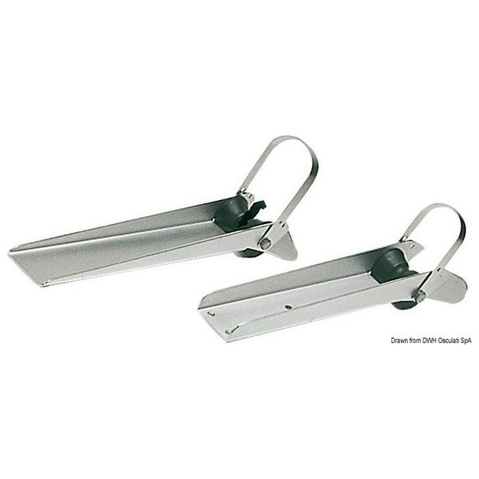Musone di prua inox satinato 588 mm 01.119.95