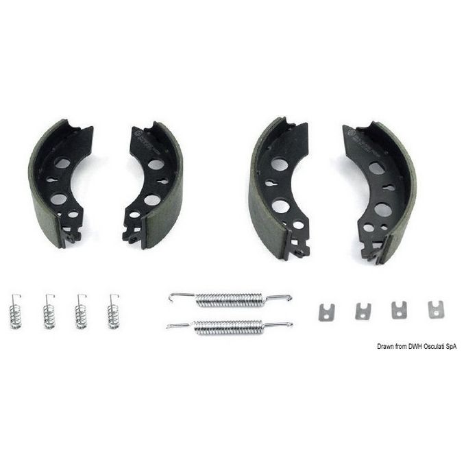 Kit freni carrello BPW S2005-7 RASK 200x50 02.035.06