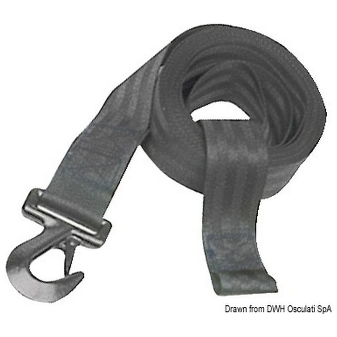 Nastro nylon 7,5 m con moschettone 02.090.02