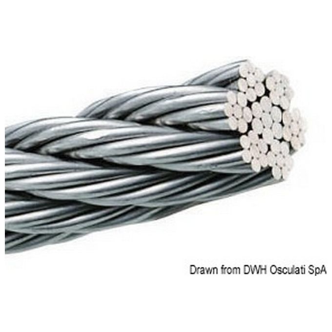 Cavo inox 49 fili 6 mm 03.178.60