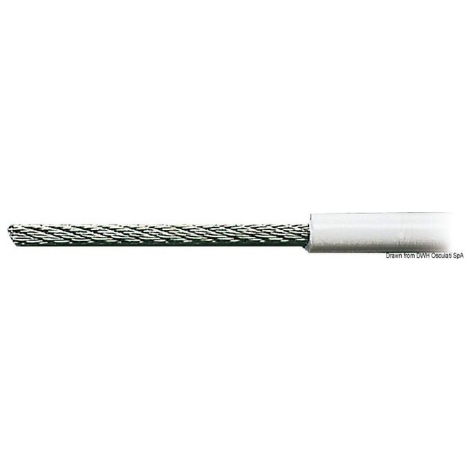 Cavo inox 19 fili rivestito in PVC 3 x 6 mm 03.181.06