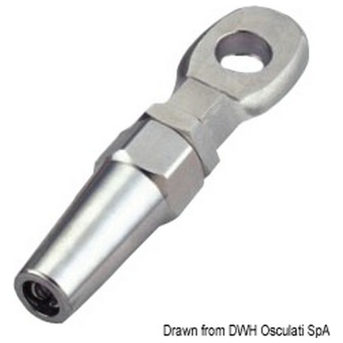 Terminale inox occhio diametro 10mm 05.219.10