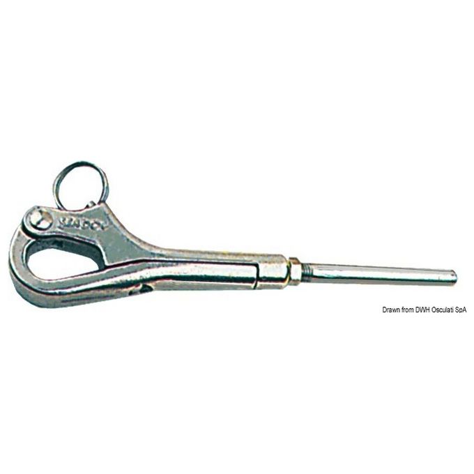 Moschettone inox pellicano 3 x 6 mm 05.283.01