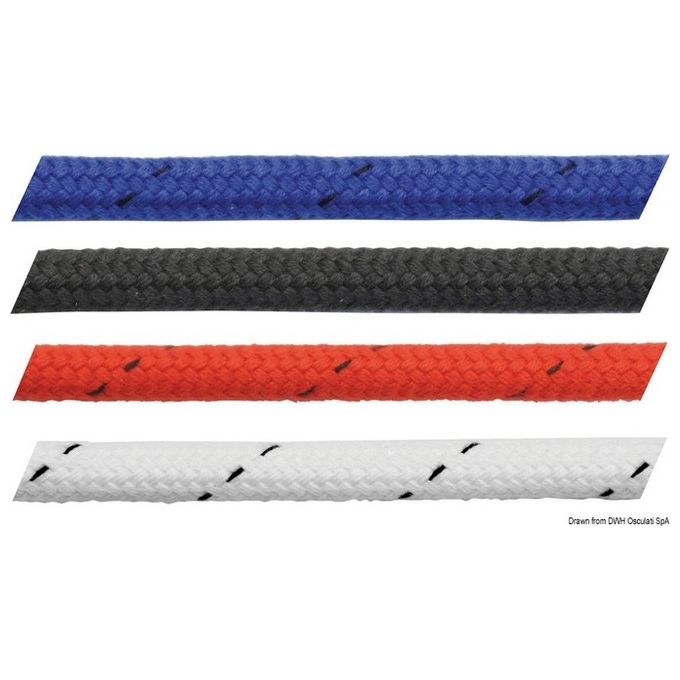 Treccia Marlow poliestere Matt 14 mm rossa