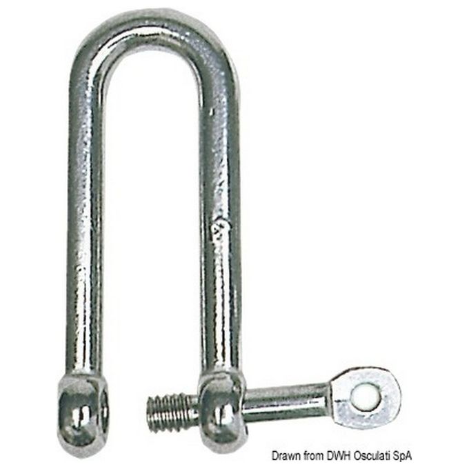 Grillo inox lungo asse imperdibile 5 mm 08.222.05