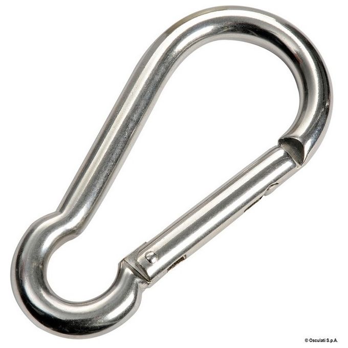 Moschettone inox senza sporgenza 12 mm 09.190.12