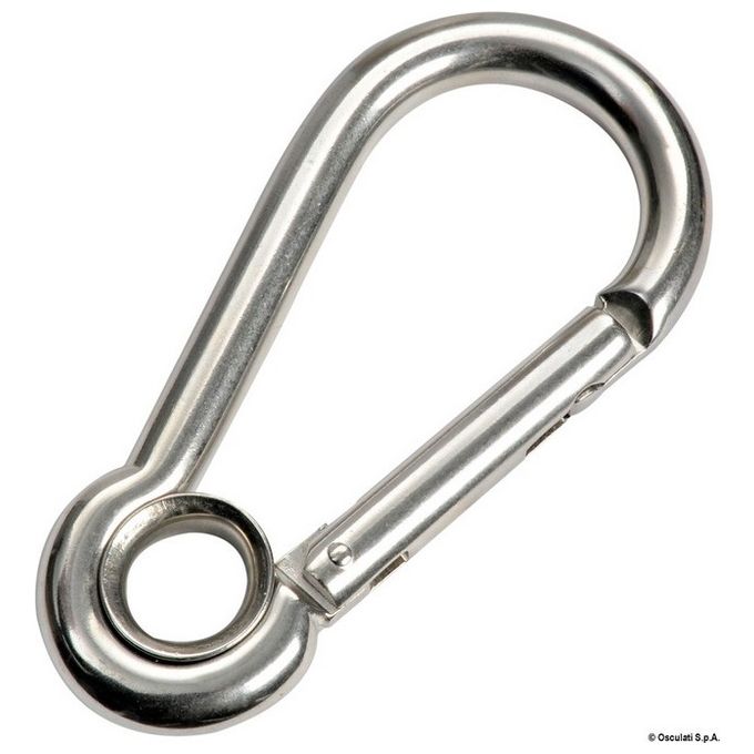 Moschettone inox senza sporgenza 10 mm 09.191.10